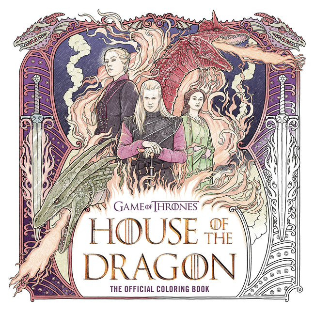 House of the Dragon: The Official Coloring Book Random House Worlds