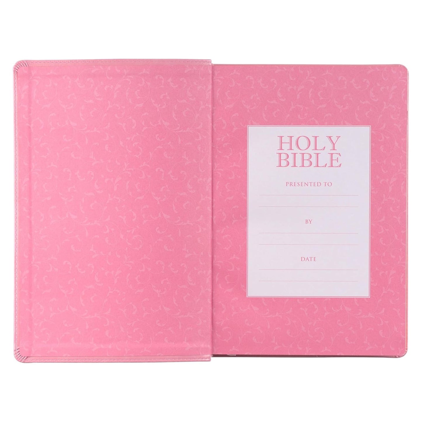 KJV Bible Giant Print Full Size Pink Christian Art Gifts Inc