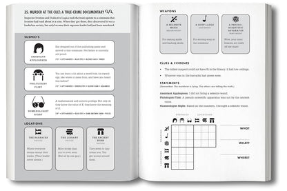 Murdle: Volume 1: 100 Elementary to Impossible Mysteries to Solve Using Logic, Skill, and the Power of Deduction