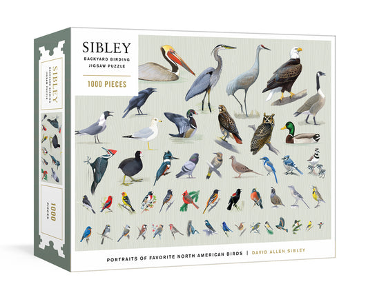 Sibley Backyard Birding Puzzle: 1000-Piece Jigsaw Puzzle with Portraits of Favorite North American Birds: Jigsaw Puzzles for Adults EPIK NEO