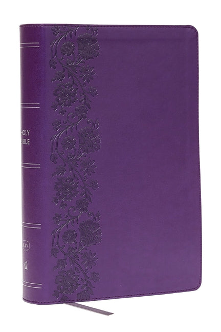 KJV Giant Print End-Of-Verse Reference Bible, Purple Leathersoft, Red Letter, Comfort Print Thomas Nelson