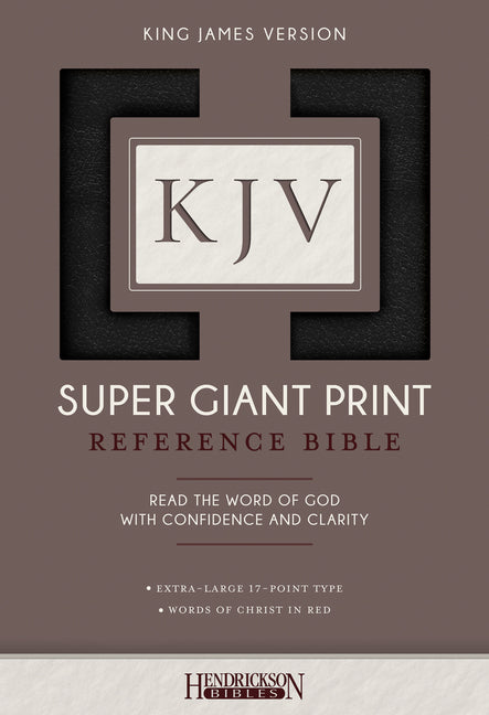 KJV Super Giant Print Bible Hendrickson Publishers