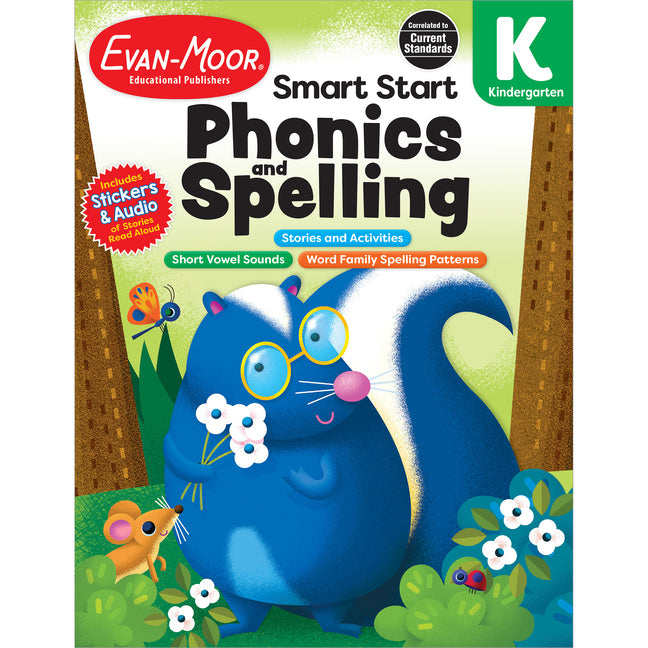 Smart Start: Phonics and Spelling, Grade K Evan-Moor Educational Publishers